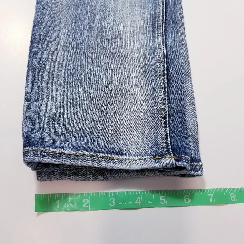 AEO American Eagle Jeans Men 30x30 FLEX 4 360 Light Wash Blue Denim